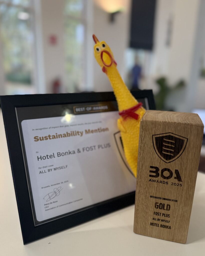Hotel Bonka & Fost Plus - BOA Awards 2025 - Gold "All by myself"